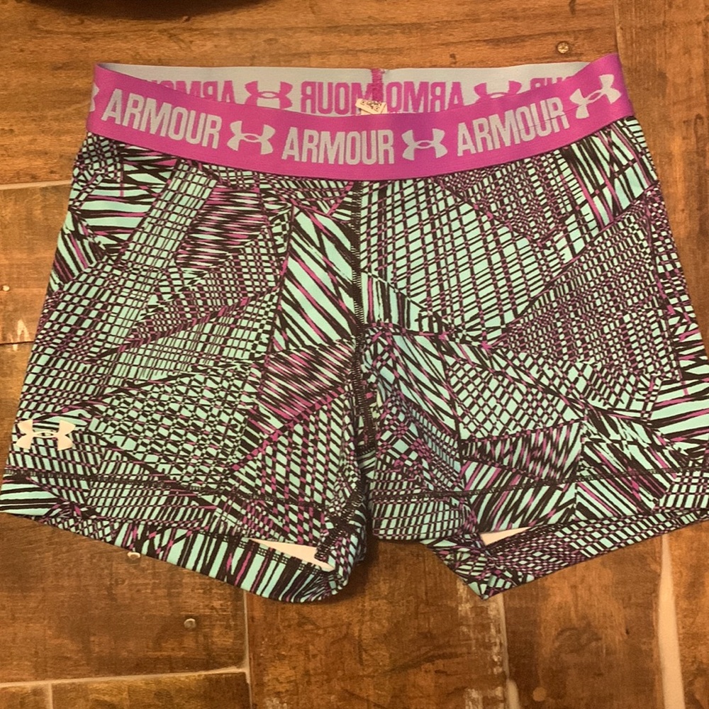 UA shorts.
